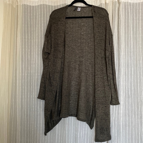 H&M Cardigan Size L, Green/Black - Picture 1 of 6